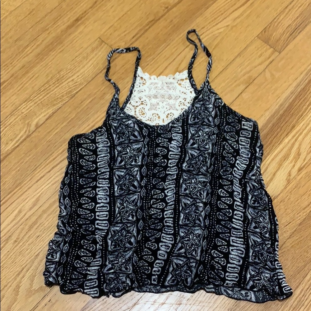 3/$15 - Black and cream crop